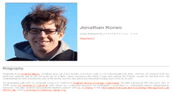 Desktop Screenshot of jonathankoren.com